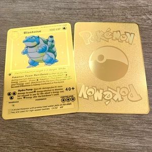 Pokémon cards Blastoise